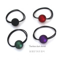 Korean matte ball tie hair rubber band hair ring headwear Korean version simple small fresh lovely ponytail rubber band